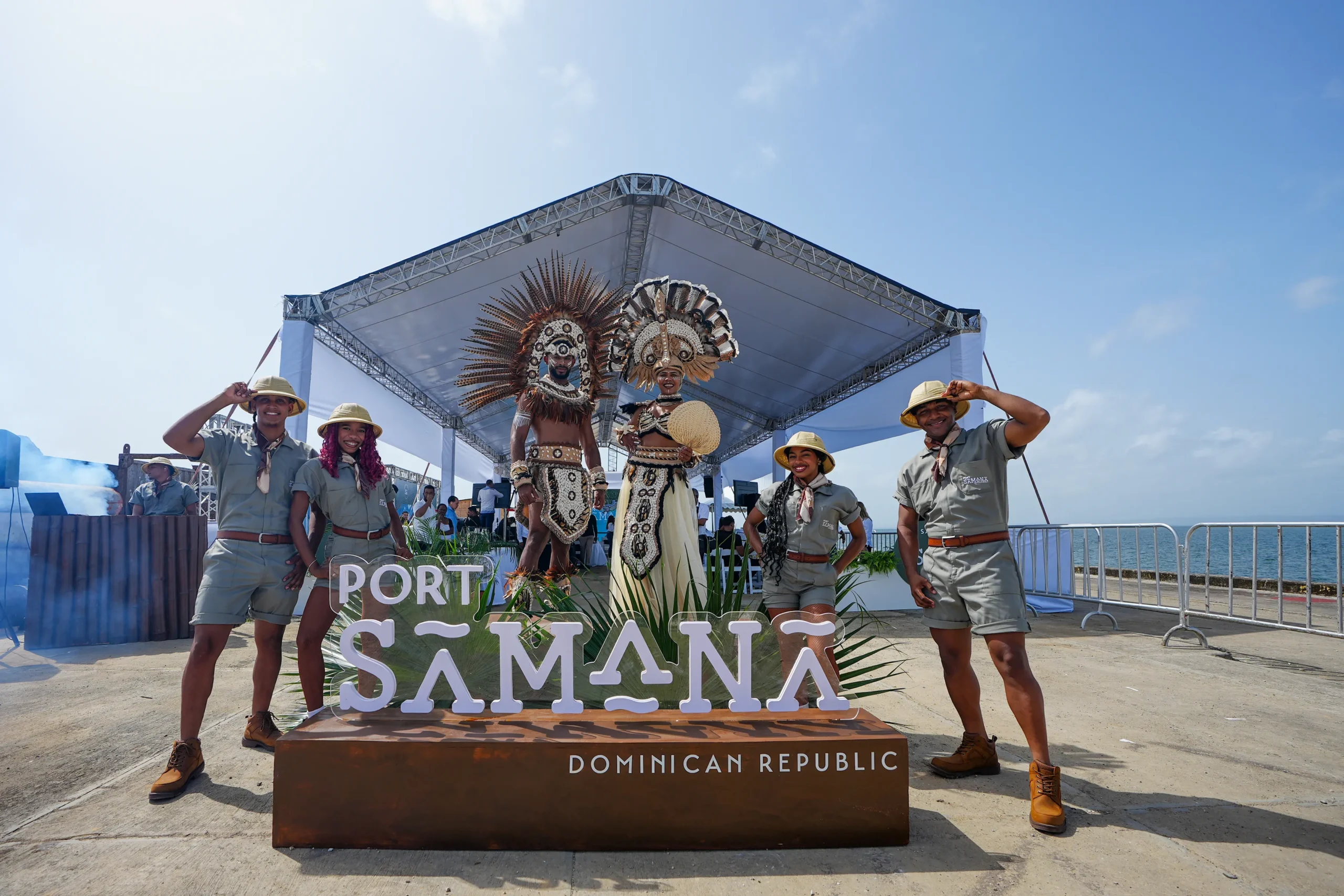 First Groundbreaking of Port Samana